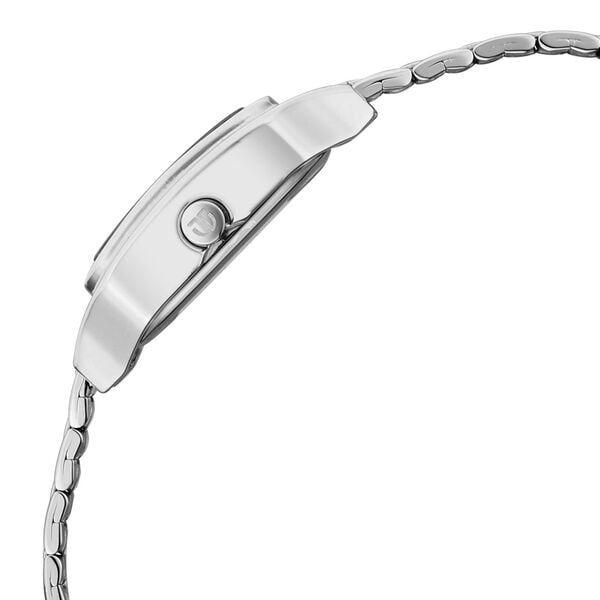 Titan Workwear Essentials Quartz Analog Blue Dial Silver Stainless Steel Strap Watch For Women - image number 4