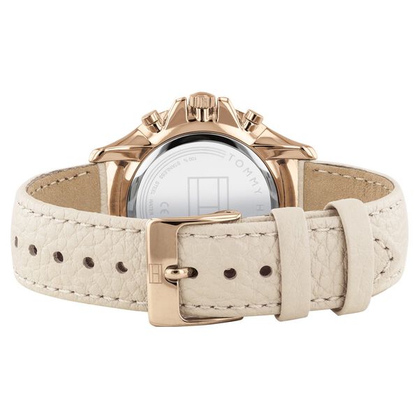 Tommy Hilfiger Blue Dial Leather Strap Watch for Women - image number 2