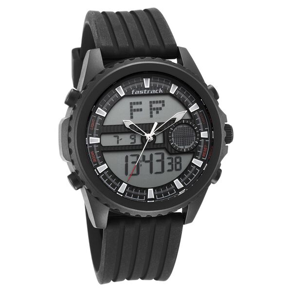 Fastrack Black Dial Fastrack Watches Analog And Digital Online Buy