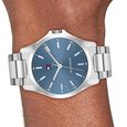 Tommy Hilfiger Quartz Analog Blue Dial Silver Sainless steel Strap Watch For Men - image number 3
