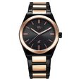 Fastrack Vyb Nimbus Quartz Analog Black Dial Two Toned Color Metal Strap Watch For Guys - image number 1