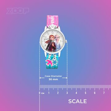 Zoop Elsa Combo Quartz Analog Multicoloured Dial Two Toned PU Leather Strap Watch For Kids