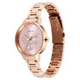 Titan Purple Razzle Dazzle Quartz Analog with Day and Date Pink Dial Rose Gold Stainless Steel Strap Watch For Women - image number 4