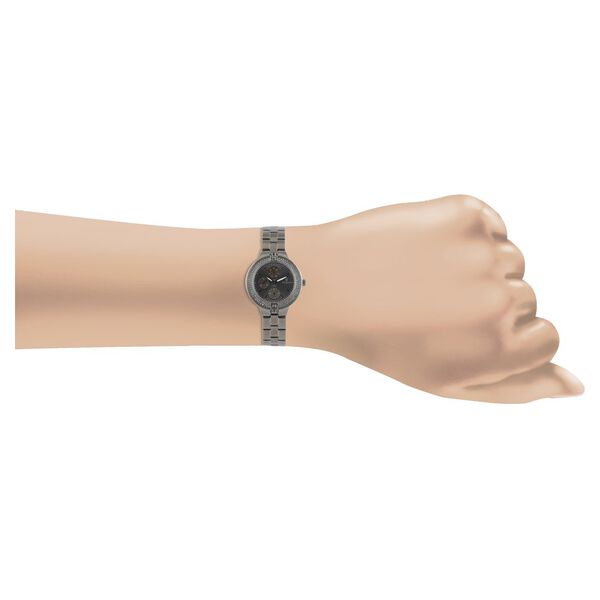 Titan Quartz Analog with Day and Date Grey Dial Stainless Steel Strap Watch for Women - image number 3