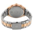 Titan Men's Metropolitan Luxe: Multifunction Black Dial with Two-Tone Stainless Steel Bracelet Watch - image number 3