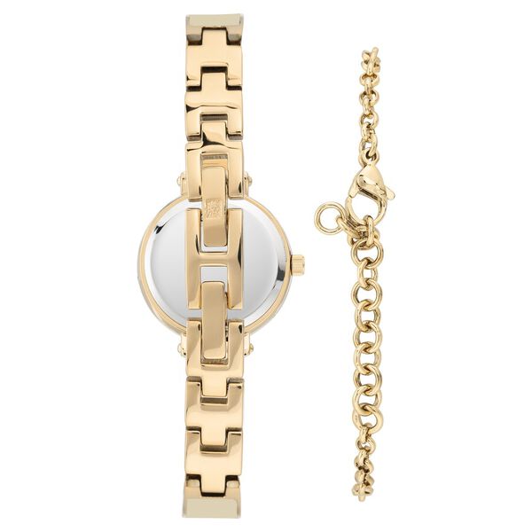 Anne Klein Quartz Analog Champagne Dial Two Toned Metal Strap Watch For Women - image number 2