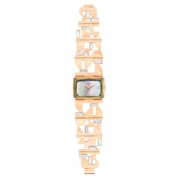 Titan Raga Love All Mother Of Pearl Dial Analog Metal Strap watch for Women - image number 1