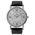 Titan Quartz Analog Silver Dial Leather Strap Watch for Men - image number 0