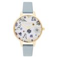 Olivia Burton Quartz Analog White Dial Leather Strap Watch for Women - image number 0