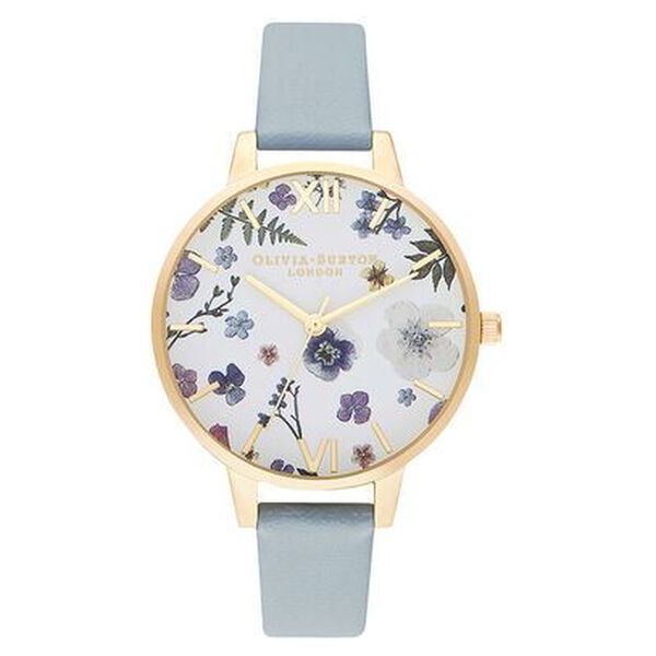 Olivia Burton Quartz Analog White Dial Leather Strap Watch for Women - image number 0
