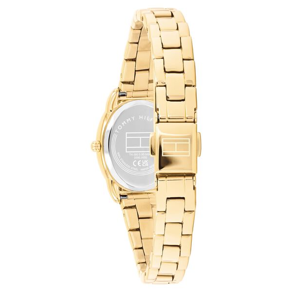 Tommy Hilfiger Quartz Analog Champagne Dial Golden Stainless Steel Strap Watch For Women - image number 2
