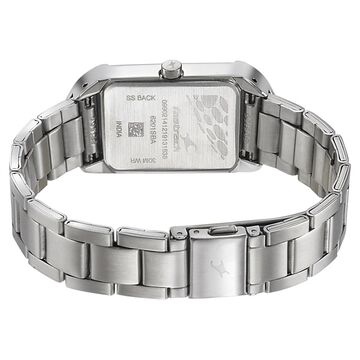 Fastrack Go Skate Quartz Analog Silver Dial Stainless Steel Strap Watch for Girls