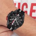 Tommy Hilfiger Quartz Chronograph Black Dial Black Silicone Strap Watch For Men - image number 3