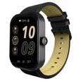 Titan Mirage with 4.97 cm AMOLED Display and AOD, Functional Crown, BT Calling Smartwatch with Black Leather Strap - image number 1