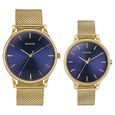Sonata Modern Bandhan Quartz Analog Black Dial Black Stainless Steel Strap Watch For Couple