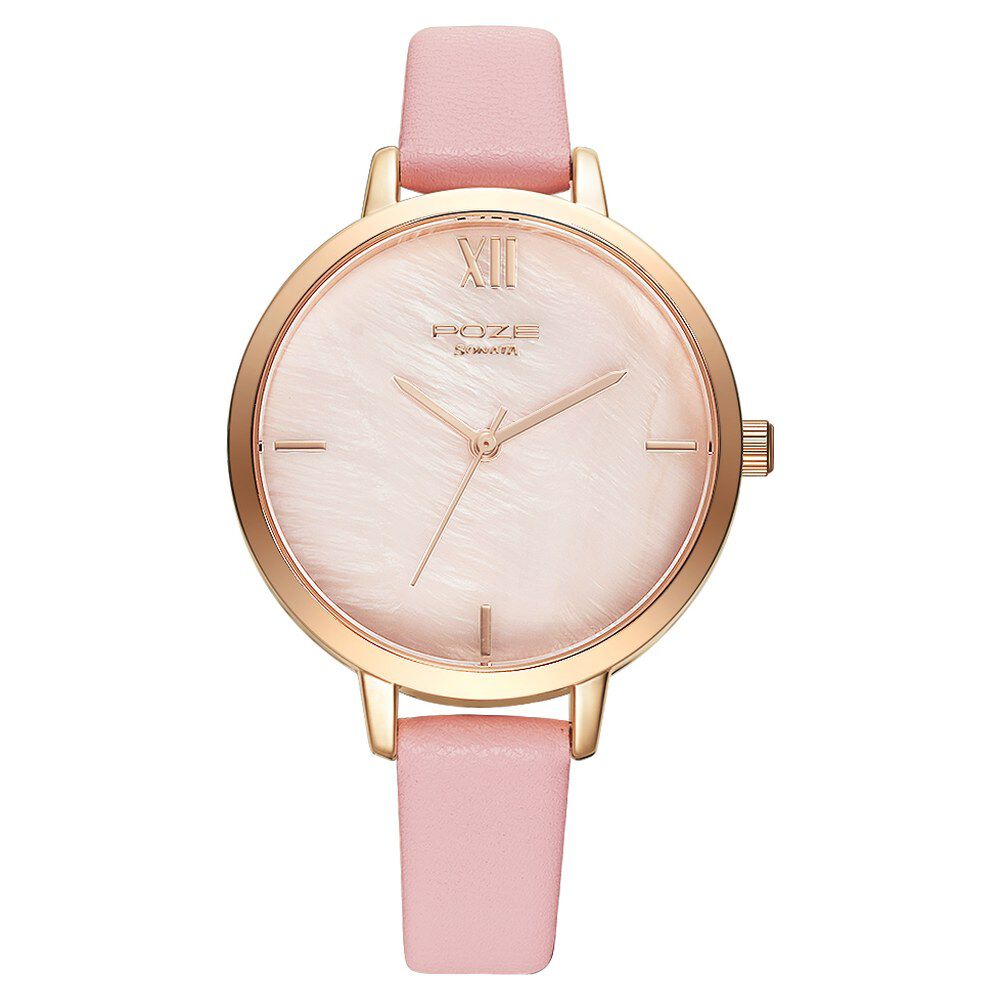 Pink colour ladies watches sale