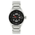 Fastrack Quartz Analog Blue Dial Stainless Steel Strap Watch for Guys