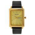 Sonata Quartz Analog Champagne Dial Leather Strap Watch for Men