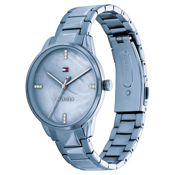 Tommy Hilfiger Quartz Analog Blue Dial Stainless Steel Strap Watch for Women - image number 1