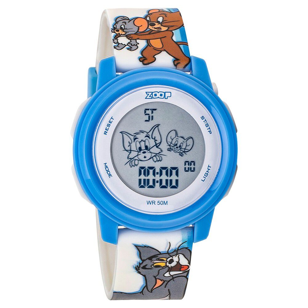 Buy Online Zoop Tom & Jerry Digital Watch with Blue Case and Blue