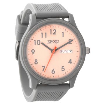 Zoop Back To School Analog Unisex Watch For Kids With Pinl Dial And Grey Strap From House Of Titan