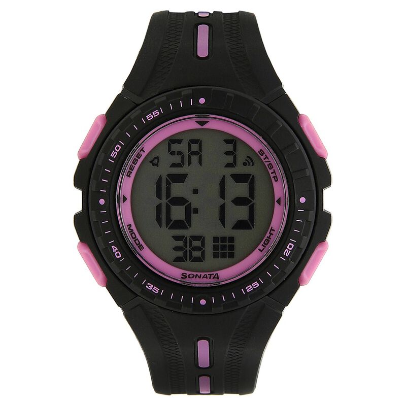 SF Pink Dial Plastic Strap Women Watch