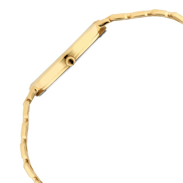 Titan Vintage 18k Gold Analog with Rice Grain Bracelet Watch for Men 6