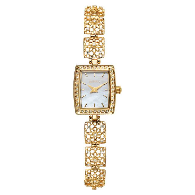 Titan Nebula Jewels 18k Gold Analog with Diamonds Watch for Women 