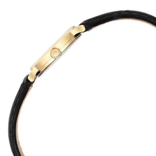 Titan Nebula Vintage 18k Gold Analog with Diamond Studded Indices Watch for Women 5