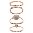 Anne Klein Quartz Analog Mother of Pearl Dial Metal Strap Watch for Women - image number 3