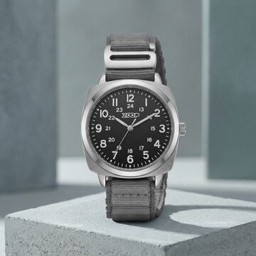 Zoop Metal Analog Watch with Cool Grey Alpine Strap for Boys Girls Kids from House of Titan