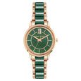 Anne Klein Quartz Analog Green Dial Rose Gold Ceramic Strap Watch For Women - image number 0