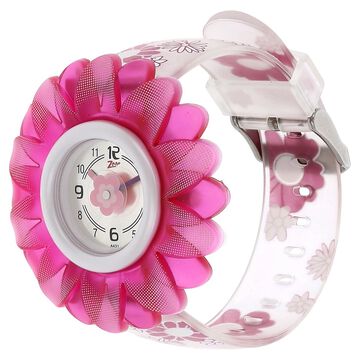 Zoop Analog Watch with Silver Dial & Multicoloured Strap for Girls Kids, from House of Titan