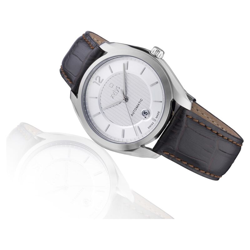 Buy Online Xylys Automatic White Dial Leather Strap Watch for Men