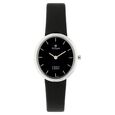 Titan Edge Black Dial Women Watch With Leather Strap - image number 0