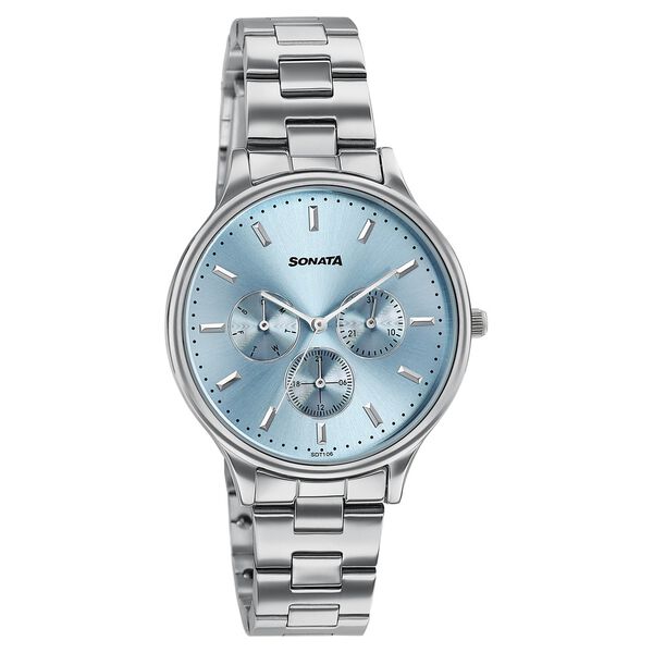 Sonata Women's Work Wear blue dial Watch - Premium Multifunction design for everyday style - image number 1
