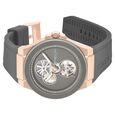 Kenneth Cole Automatic Grey Dial Grey Silicone Strap Watch For Men - image number 2