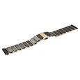 20 mm Black & Rose Gold Ceramic & Metal Strap for Men - image number 2