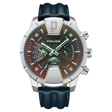 Police Multifunction Black Dial Watch for Men