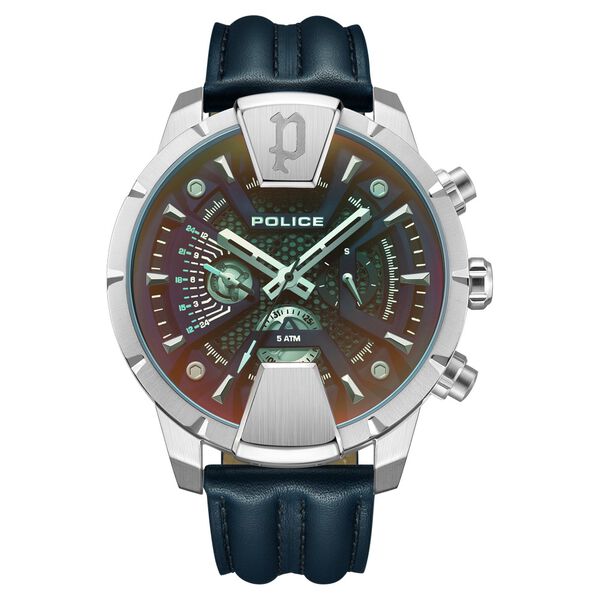 Police Multifunction Black Dial Watch for Men - image number 0