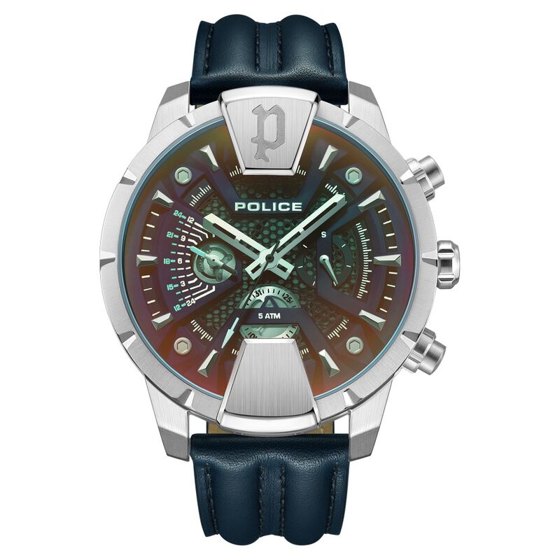Police Multifunction Black Dial Watch for Men