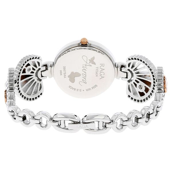Titan Raga Aurora Mother of Pearl Dial Women Watch With Metal Strap - image number 3