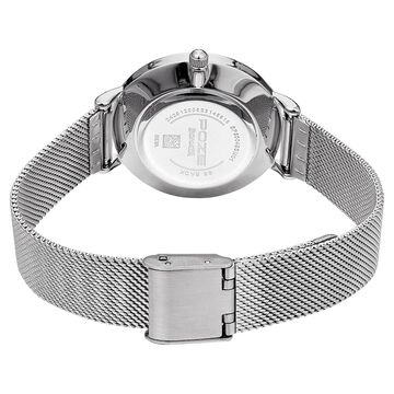 Poze by Sonata Quartz Analog Silver Dial Stainless Steel Strap Watch for Women