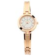 Titan Quartz Analog Silver Dial Golden Metal Strap Watch For Women