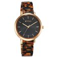 Titan Purple Acetate Quartz Analog Black Dial Brass & Acetate Strap Watch for Women - image number 1