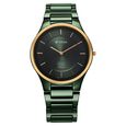 Titan Edge Bicolour Quartz Analog Green Dial And Green Ceramic Strap Watch For Men - image number 0