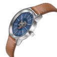 Sonata Quartz Multifunction Blue Dial Leather Strap Watch for Men - image number 2