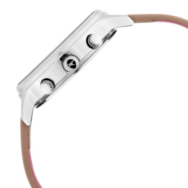 Fastrack Ruffles Quartz Multifunction Beige Dial Leather Strap Watch for Girls - image number 4