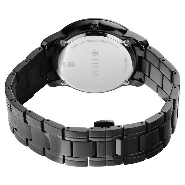 Titan Royale Quartz Multifunction Marble Dial Stainless Steel Strap Watch for Men - image number 4