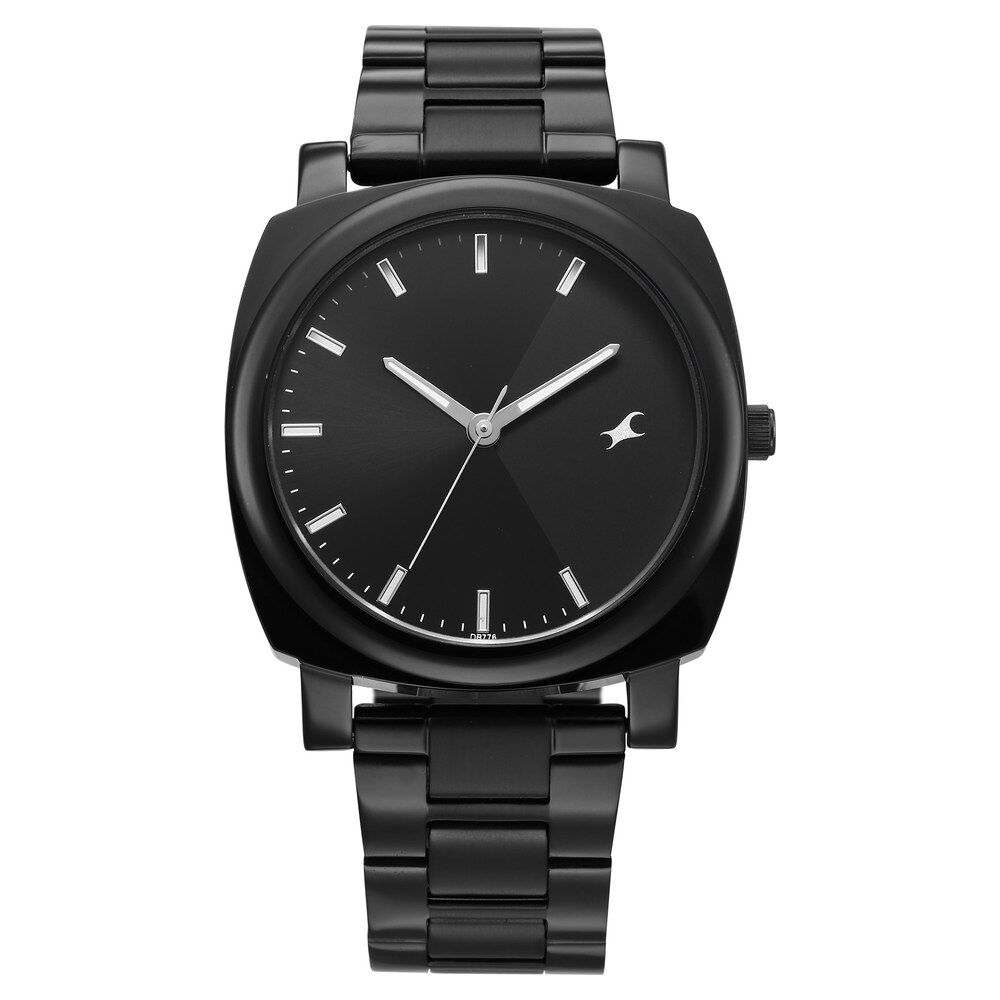 Fastrack Stunners X Quartz Analog Black Dial Stainless Steel Strap Watch For Guys-image-30